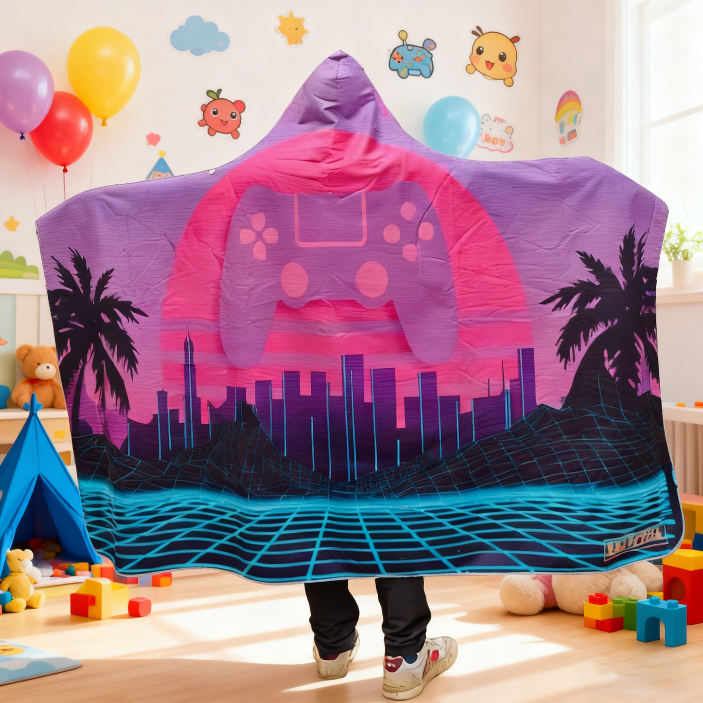 Gamer 🕹️ Hooded Blankets