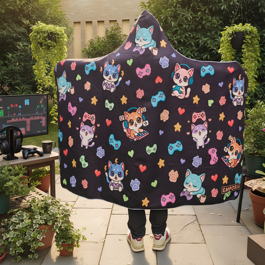 Gamer 🕹️ Hooded Blankets