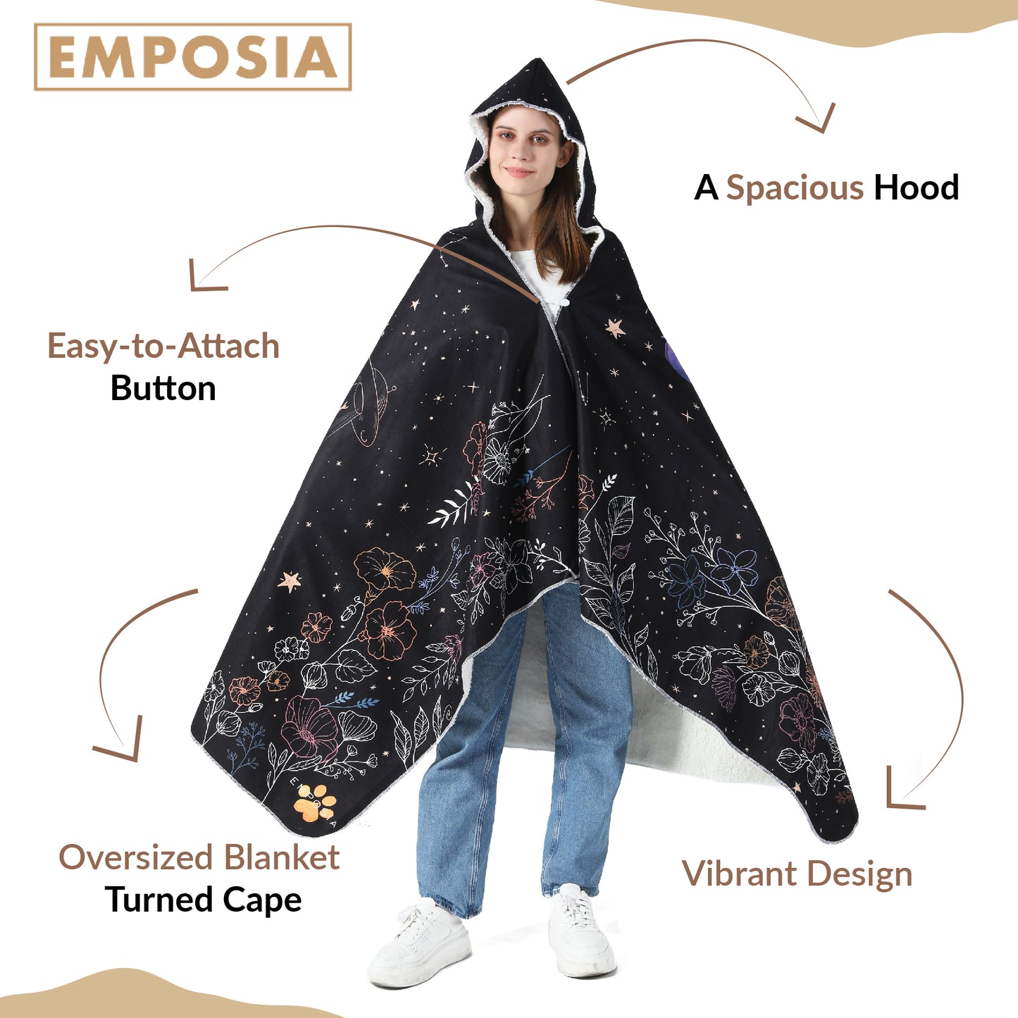 Space 🌟 Hooded Blankets