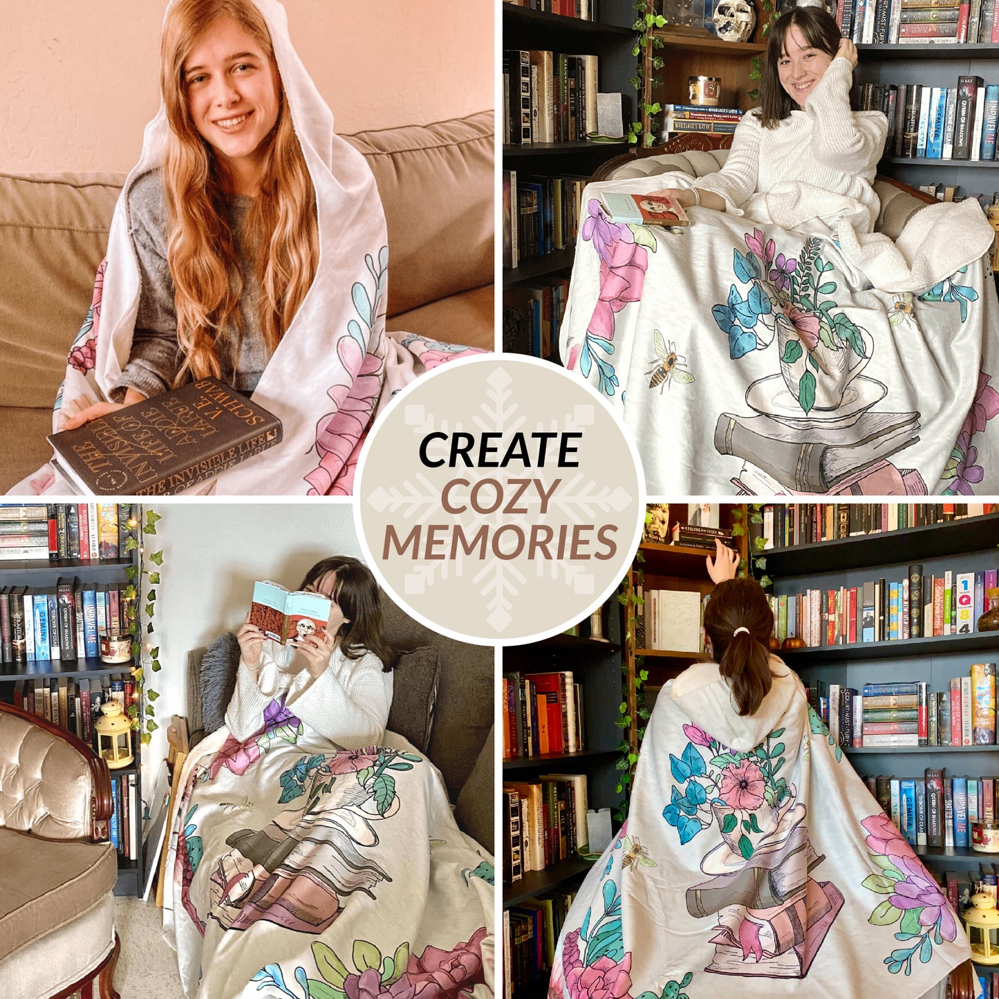Bookish 📚 Hooded Blankets