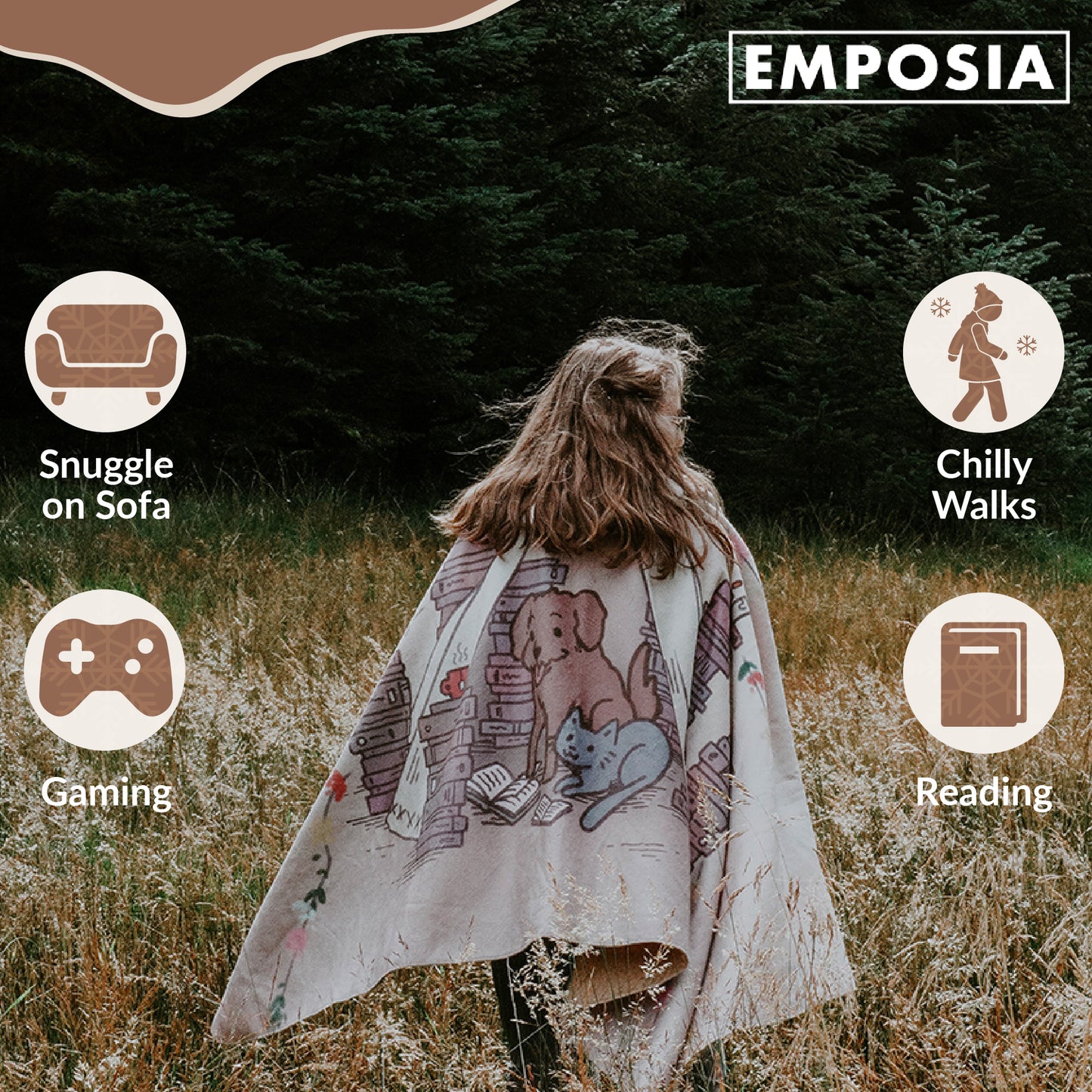 Bookish 📚 Hooded Blankets