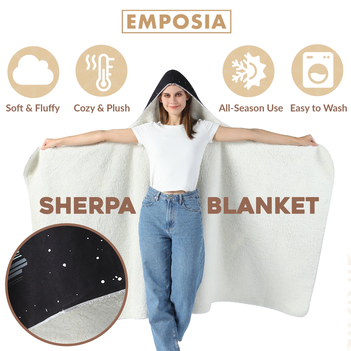 Space 🌟 Hooded Blankets