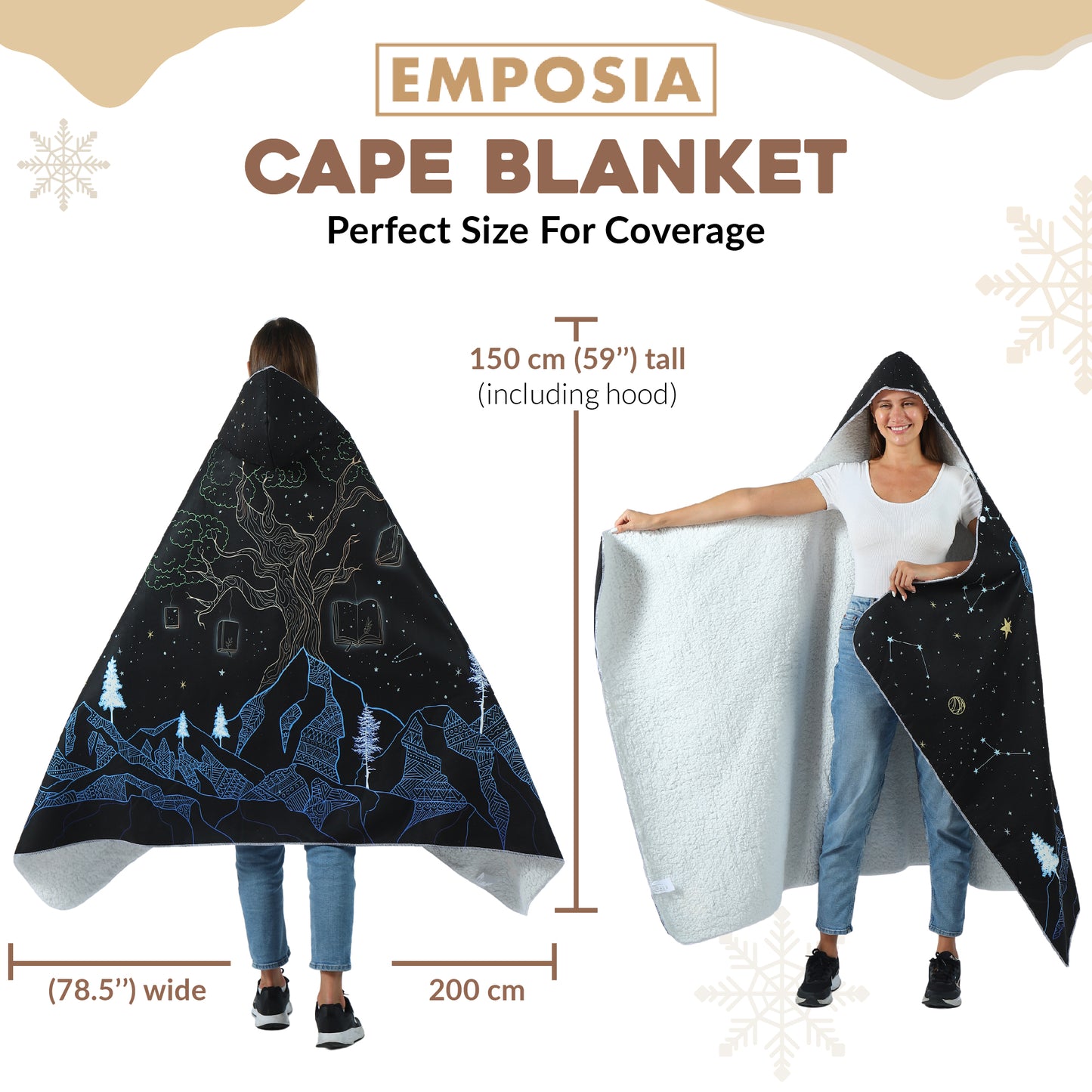 Space 🌟 Hooded Blankets