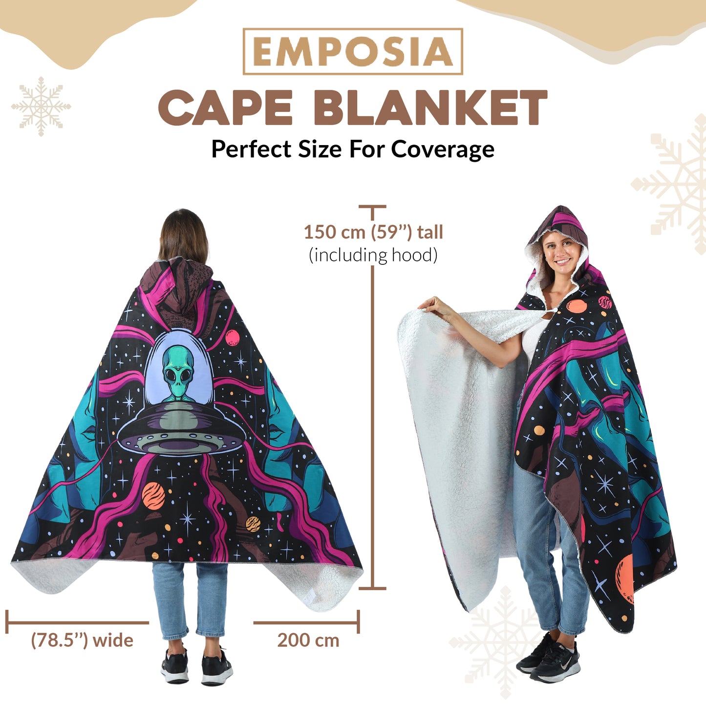 Space 🌟 Hooded Blankets