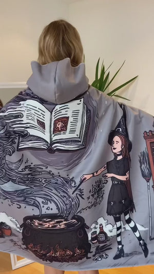 Bookish Witch Hooded Blanket