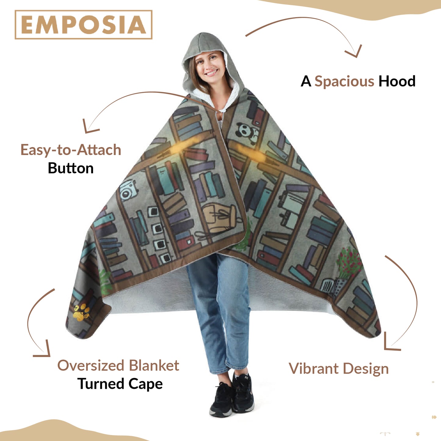 Bookish 📚 Hooded Blankets