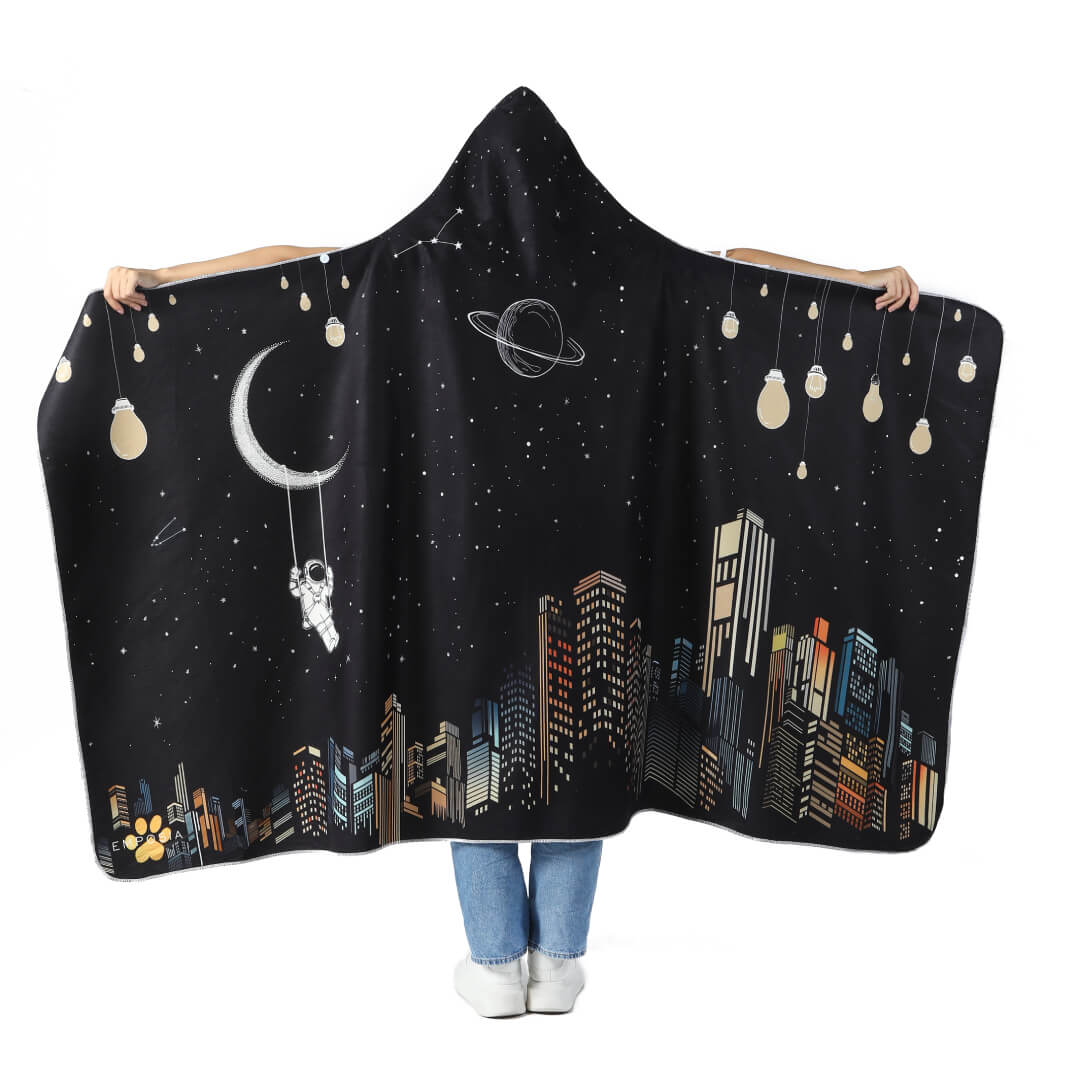 Space 🌟 Hooded Blankets