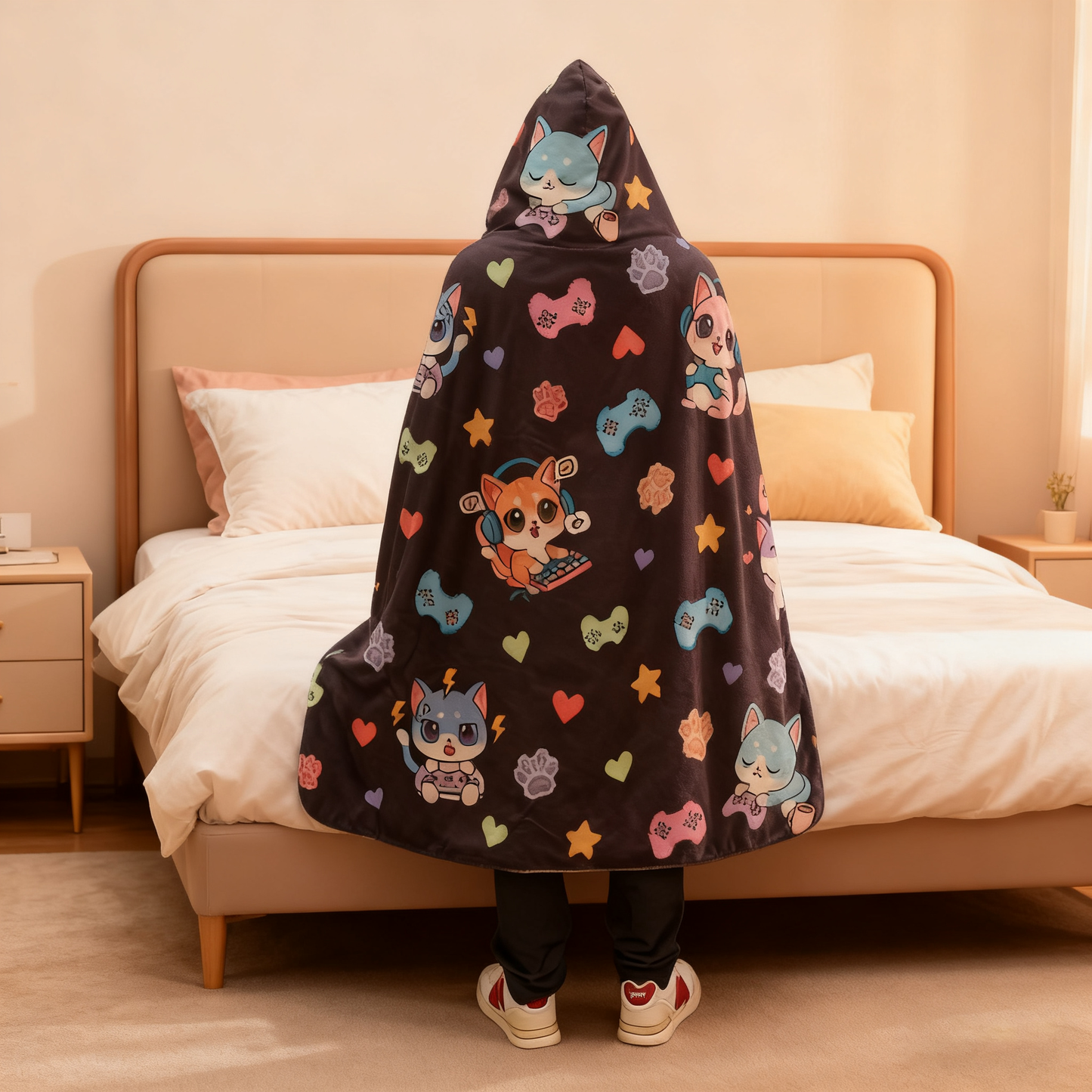 Gamer 🕹️ Hooded Blankets