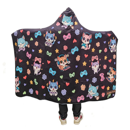 Gamer 🕹️ Hooded Blankets