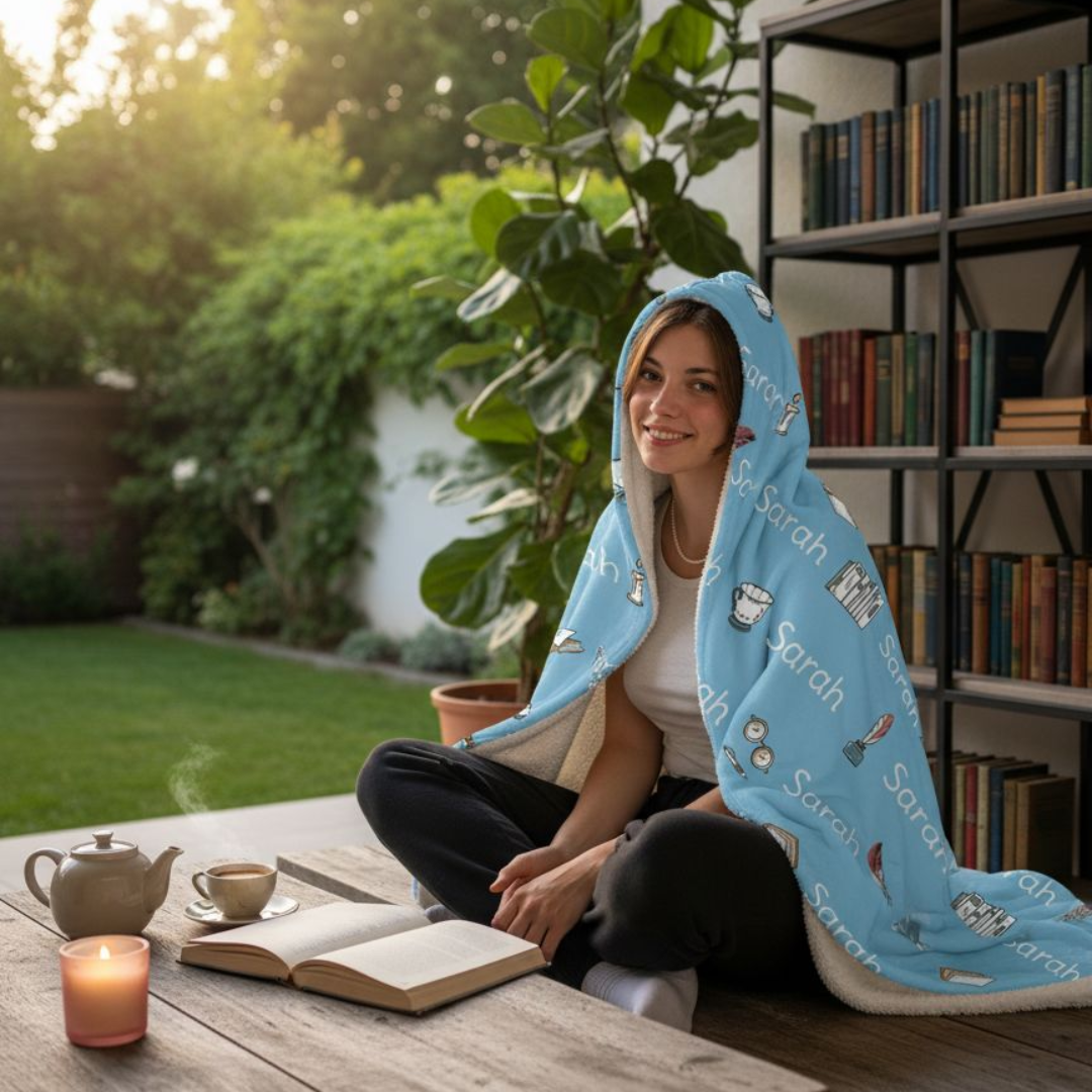 Personalized 🎁 Hooded Blankets