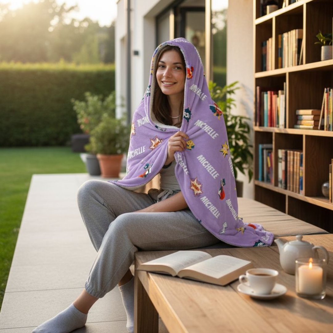Personalized 🎁 Hooded Blankets