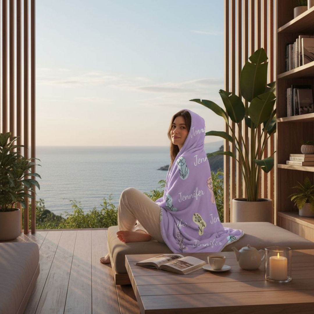 Personalized 🎁 Hooded Blankets