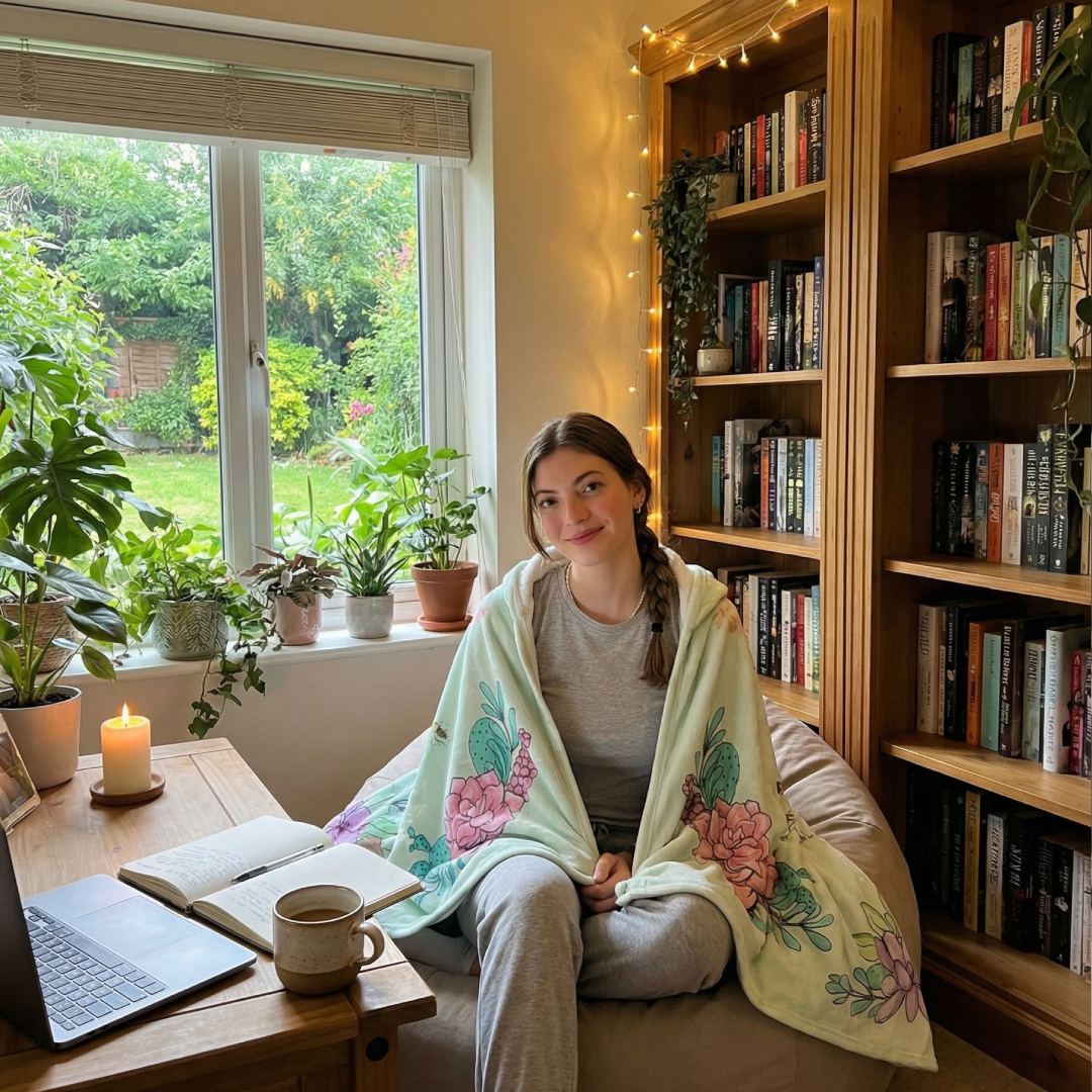 Book Lover 📚 Hooded Blankets