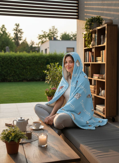 Personalized 🎁 Hooded Blankets