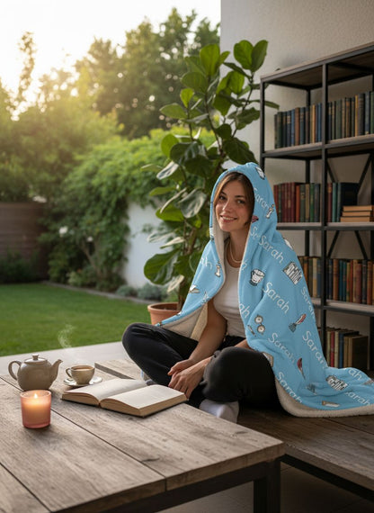 Personalized 🎁 Hooded Blankets