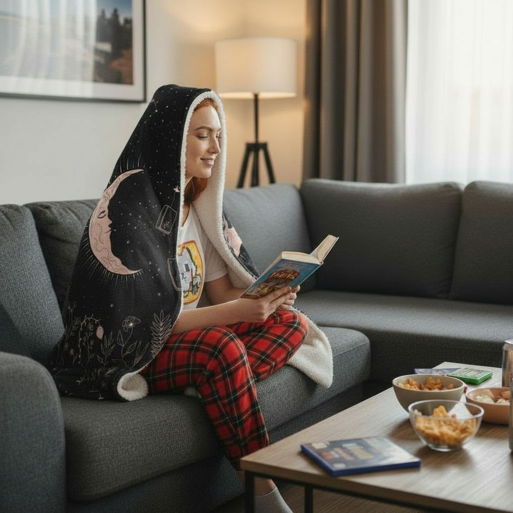 Gamer 🕹️ Hooded Blankets