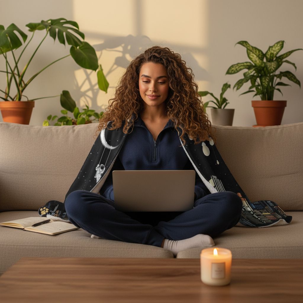 Space 🌟 Hooded Blankets