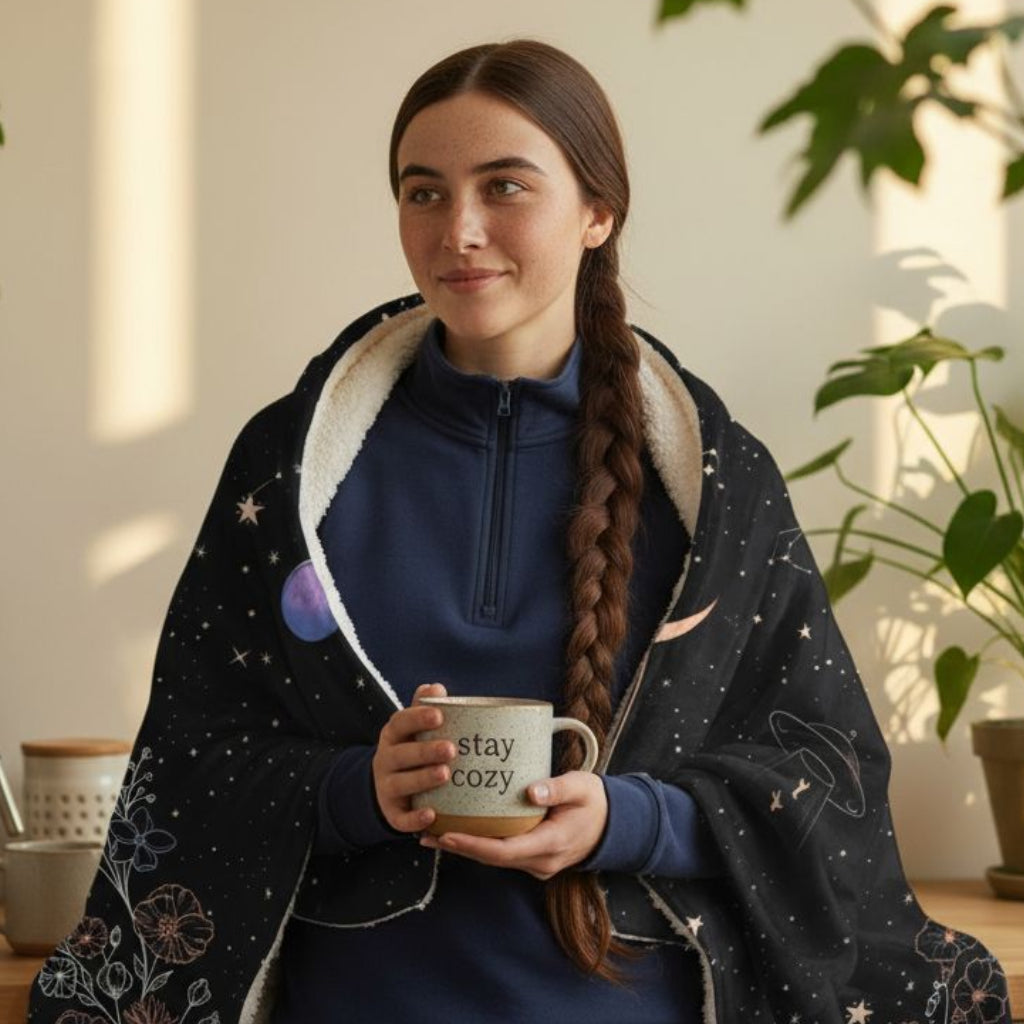 Space 🌟 Hooded Blankets