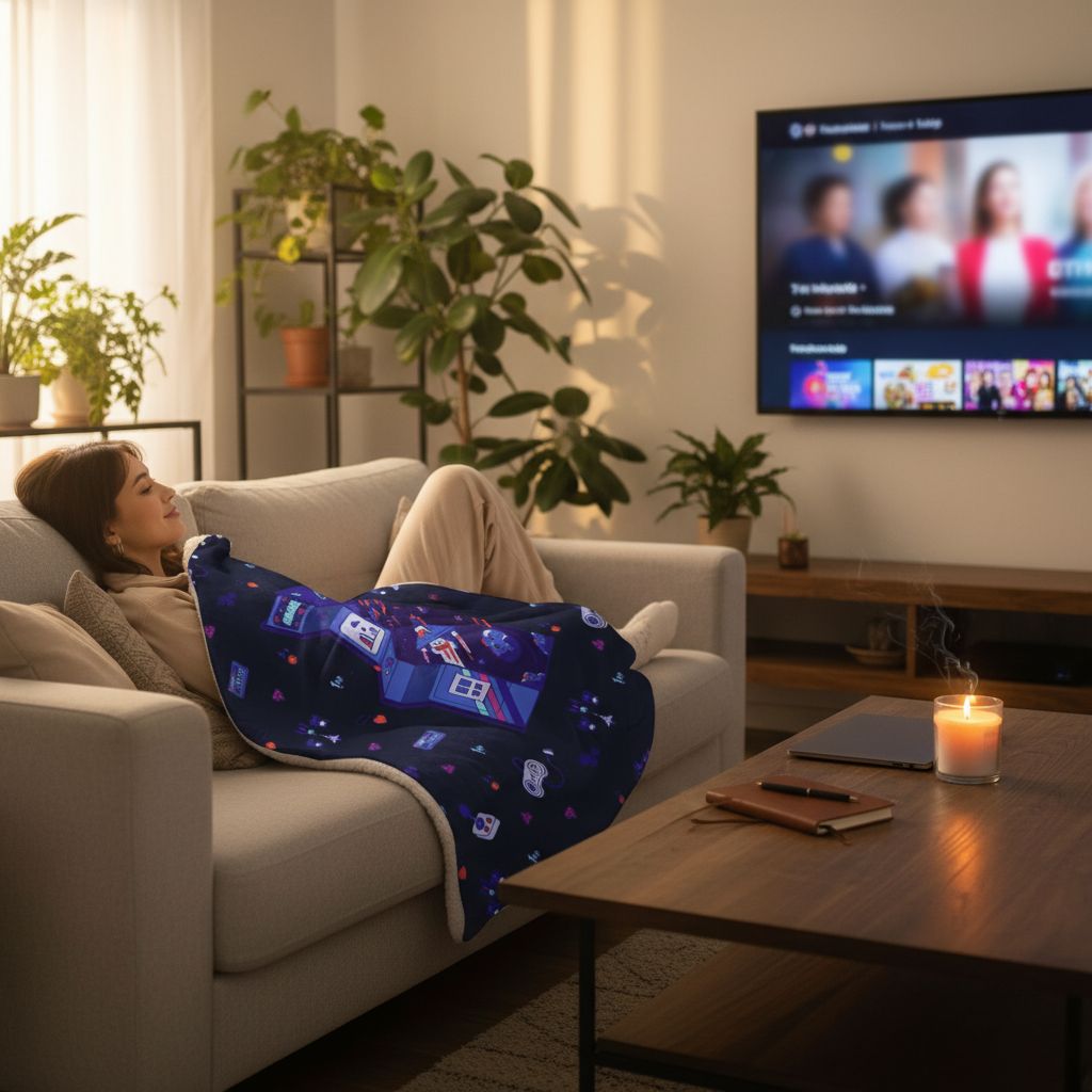 Gamer 🕹️ Hooded Blankets