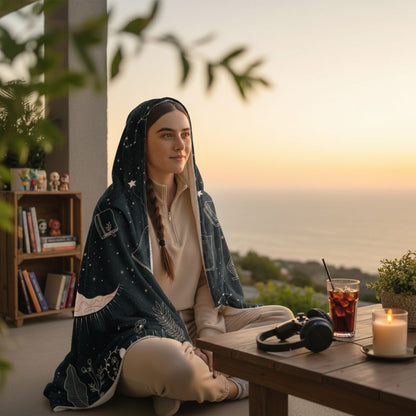 Space 🌟 Hooded Blankets