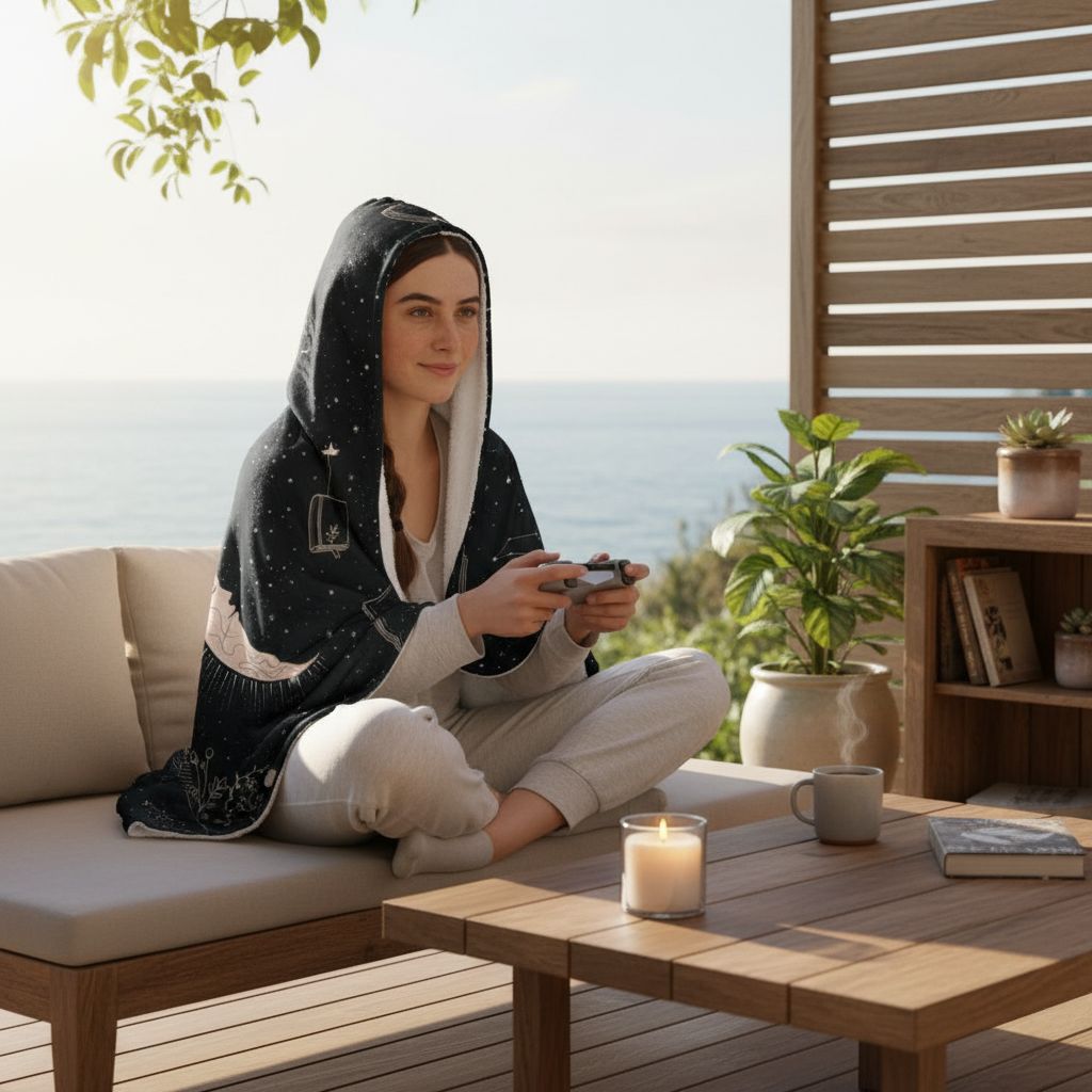 Gamer 🕹️ Hooded Blankets