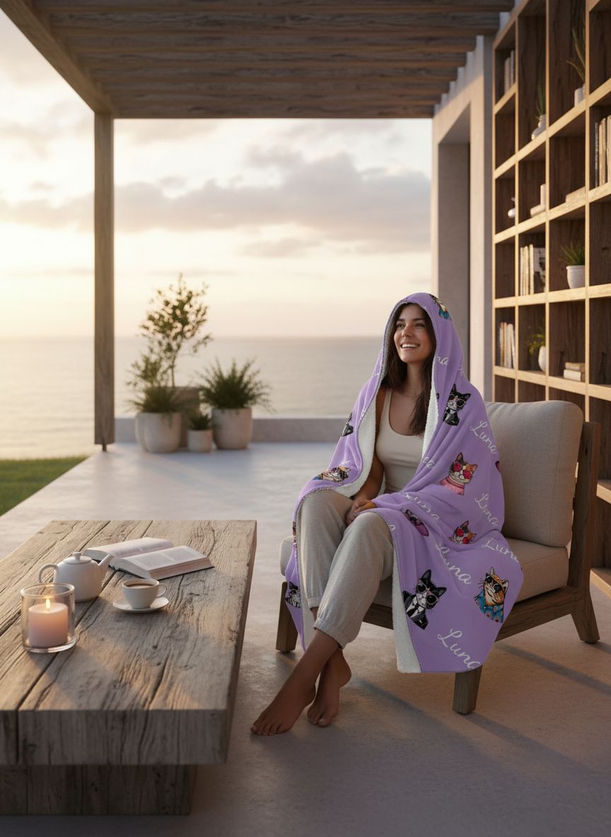 Personalized 🎁 Hooded Blankets