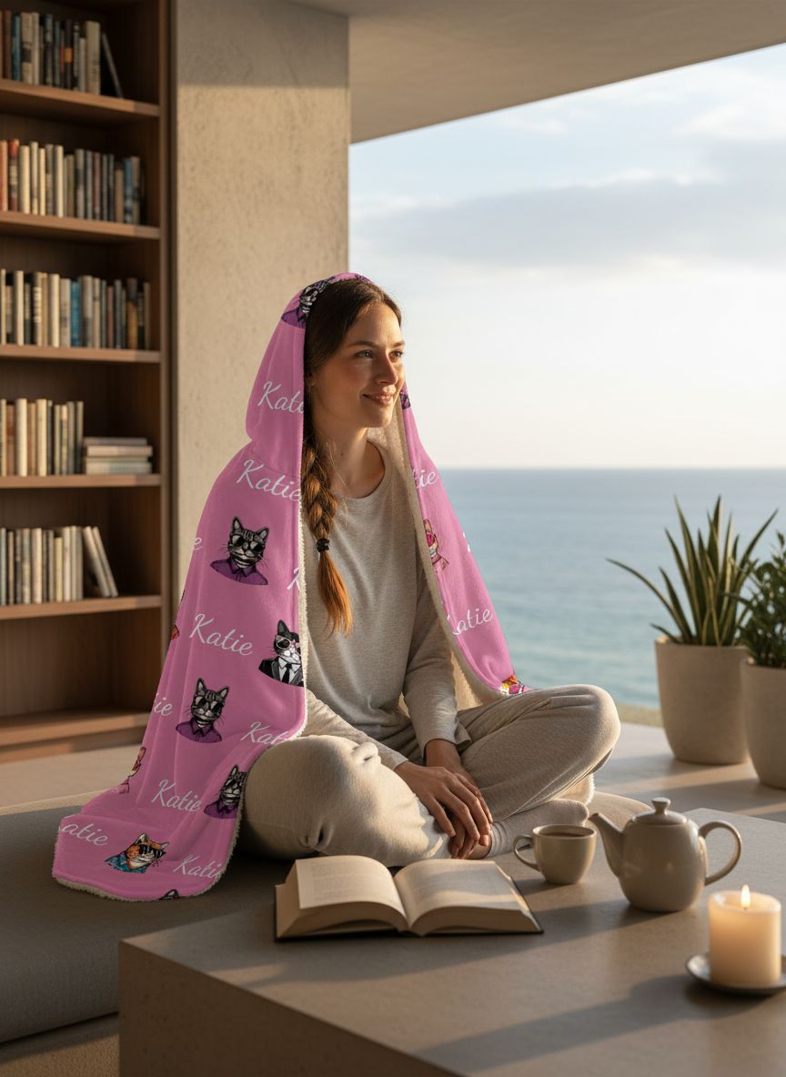 Personalized 🎁 Hooded Blankets
