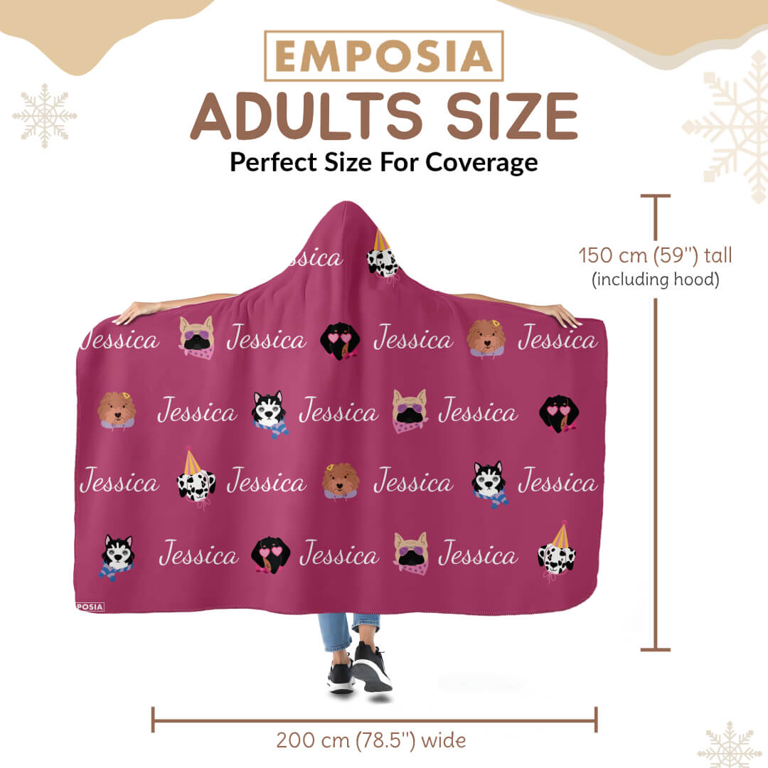 Personalized 🎁 Hooded Blankets