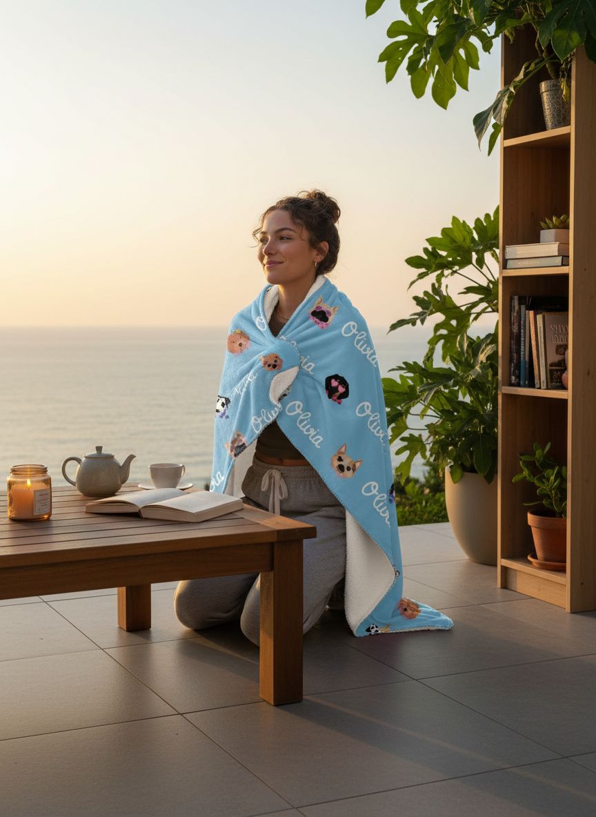 Personalized 🎁 Hooded Blankets