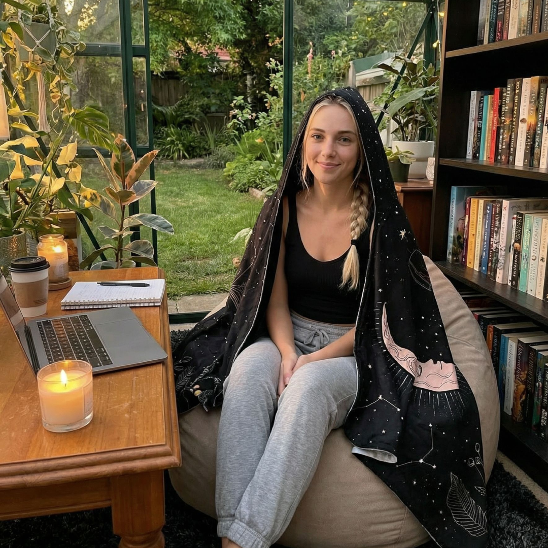 Book Lover 📚 Hooded Blankets