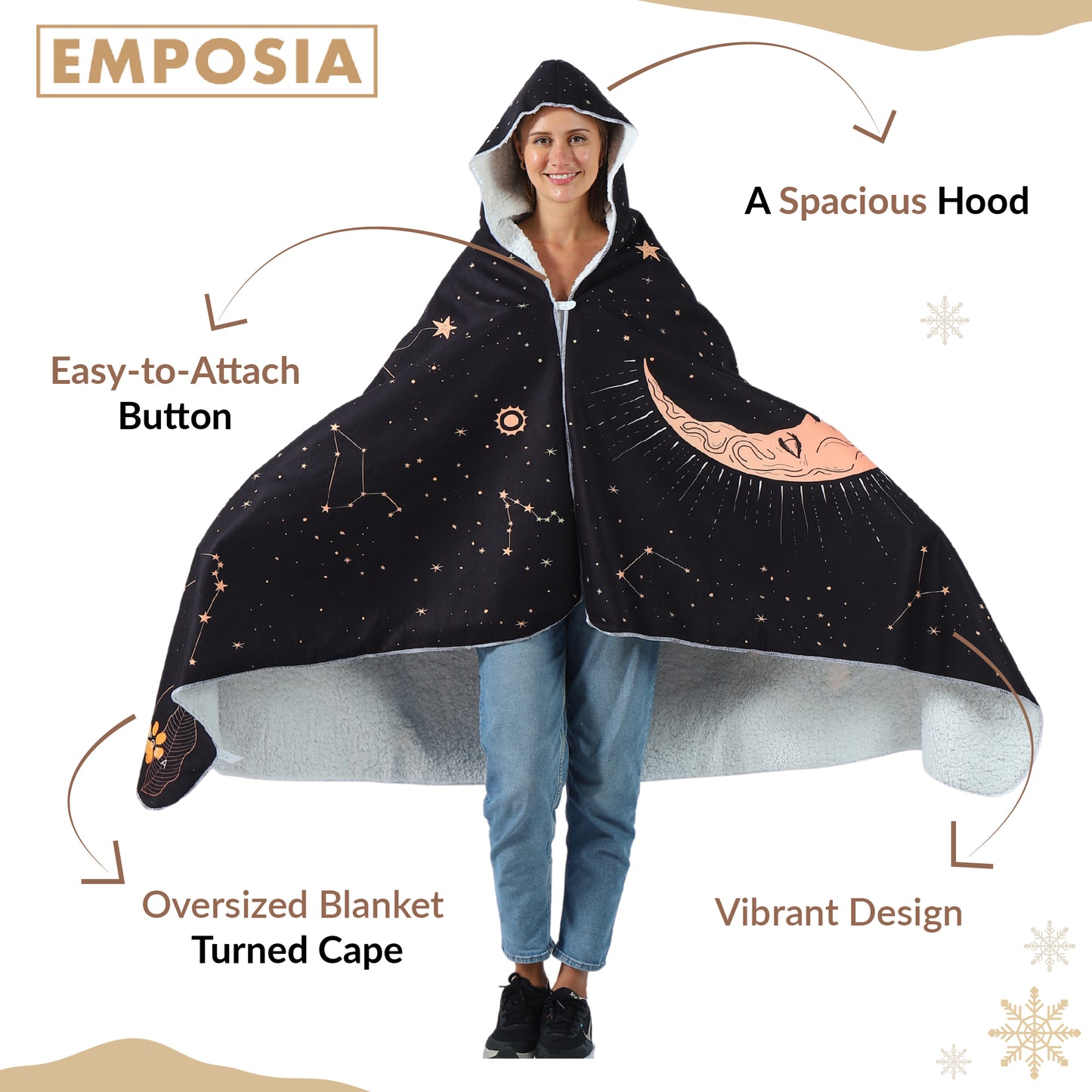 Space 🌟 Hooded Blankets