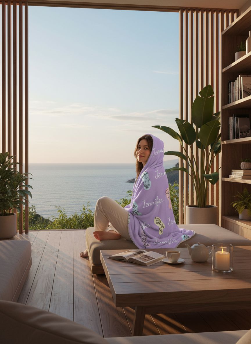 Personalized 🎁 Hooded Blankets