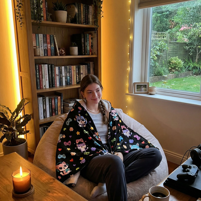 Gamer 🕹️ Hooded Blankets