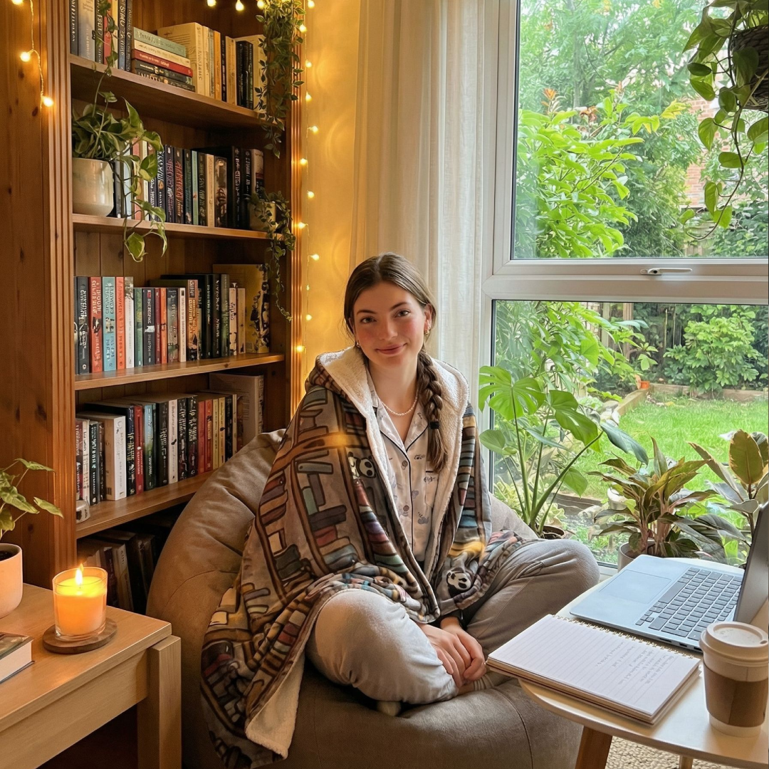 Book Lover 📚 Hooded Blankets