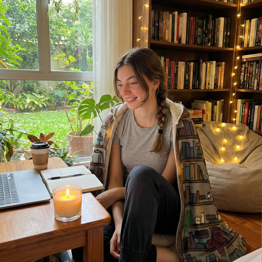 Book Lover 📚 Hooded Blankets