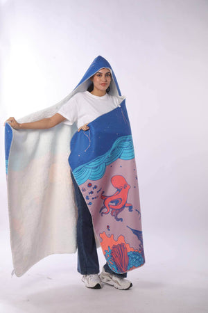 Under the Sea Hooded Blanket