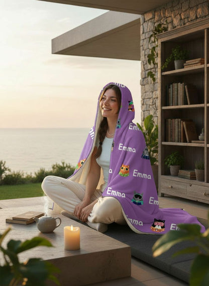 Personalized 🎁 Hooded Blankets