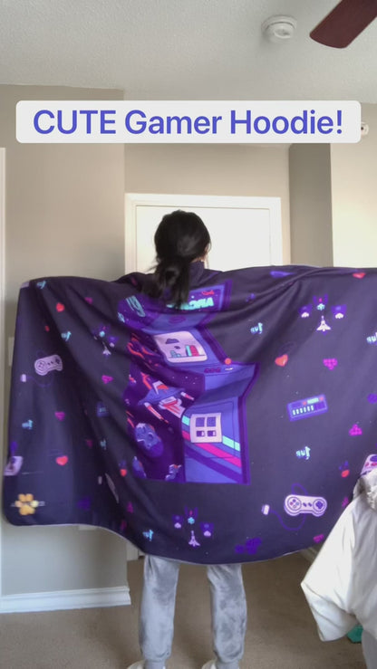 Gamer 🕹️ Hooded Blankets