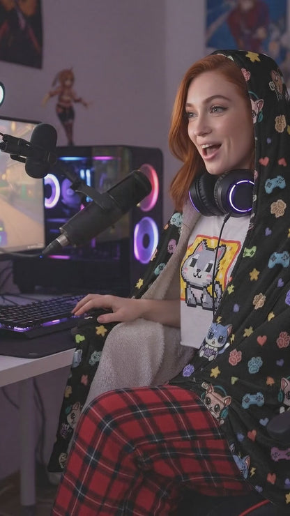 Gamer 🕹️ Hooded Blankets