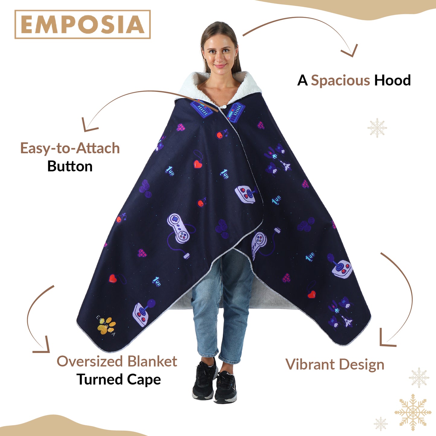 Gamer 🕹️ Hooded Blankets