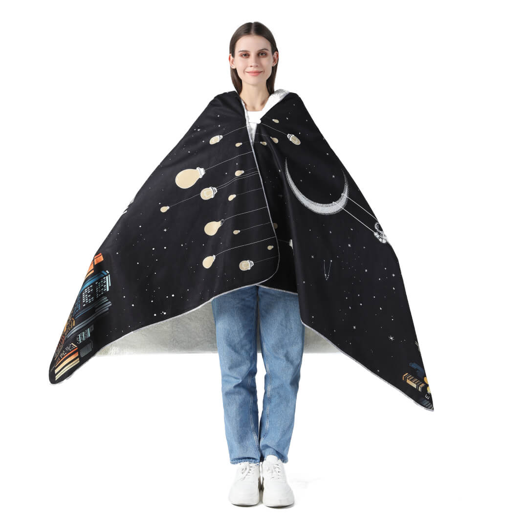 Space 🌟 Hooded Blankets