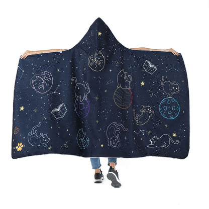 Space 🌟 Hooded Blankets