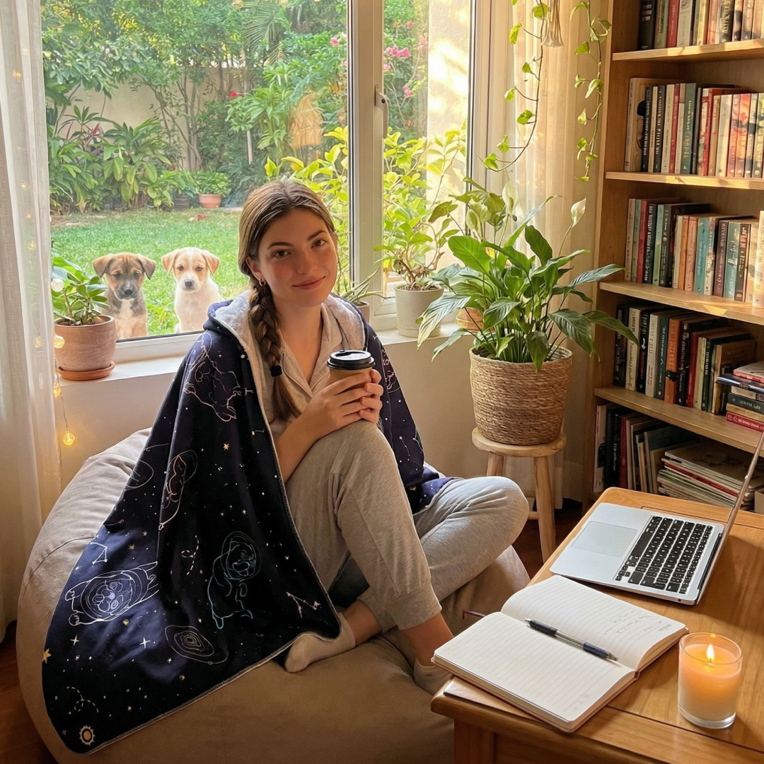 Space 🌟 Hooded Blankets