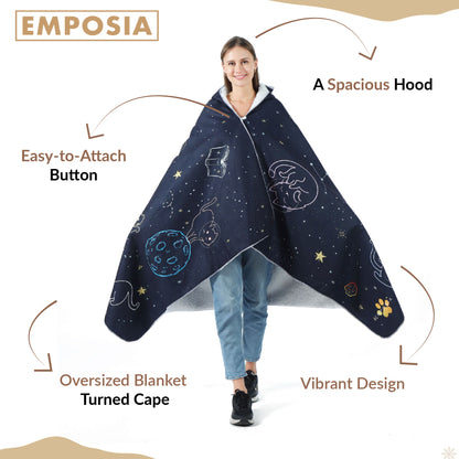 Space 🌟 Hooded Blankets