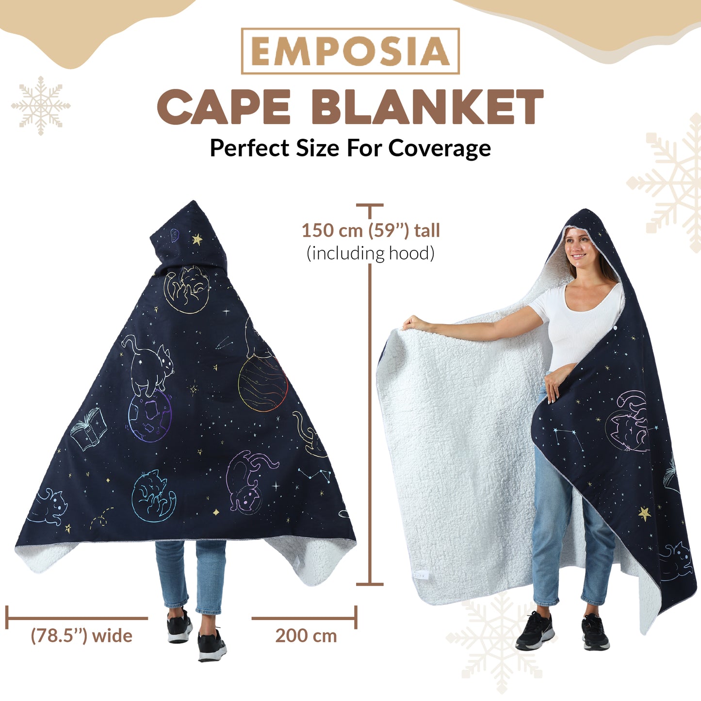 Space 🌟 Hooded Blankets