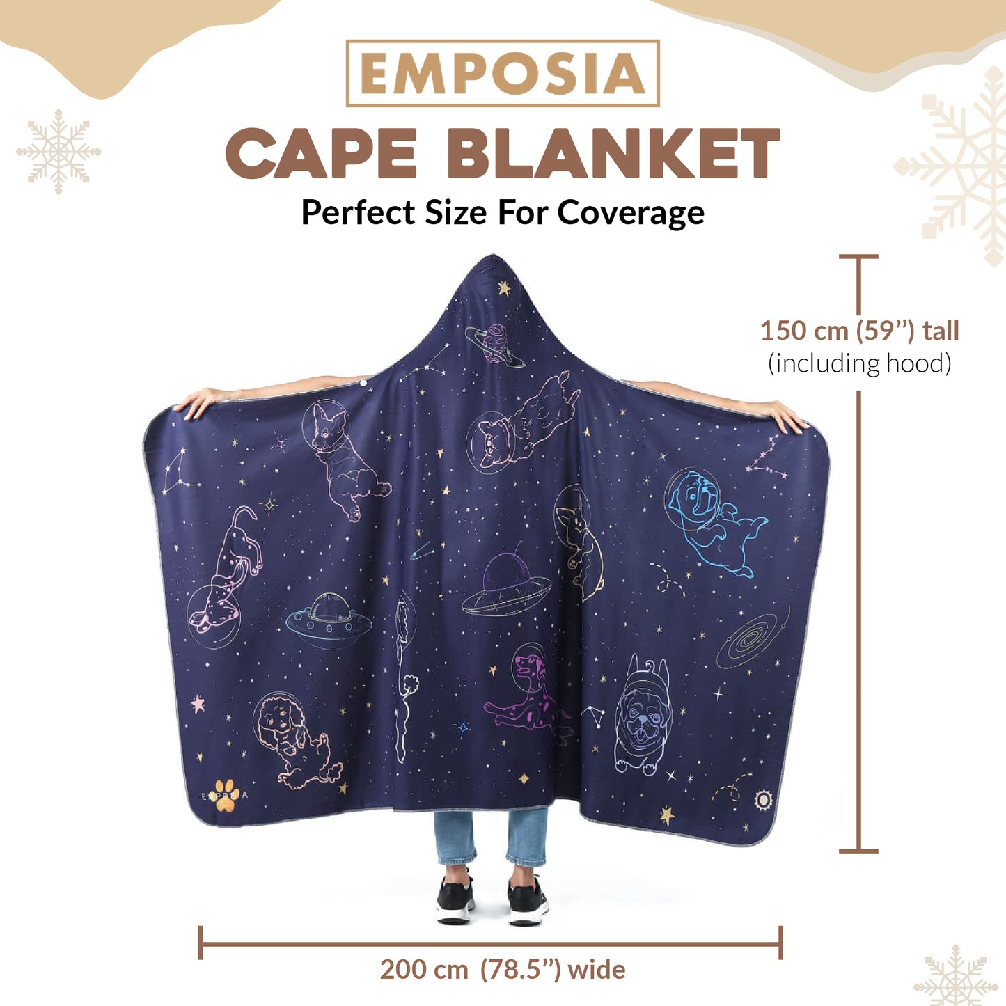 Space 🌟 Hooded Blankets