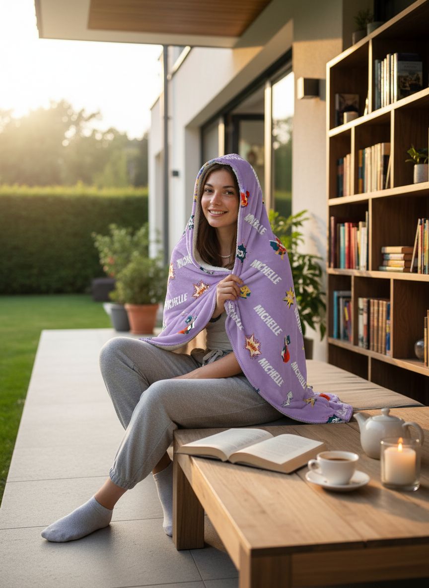 Personalized 🎁 Hooded Blankets