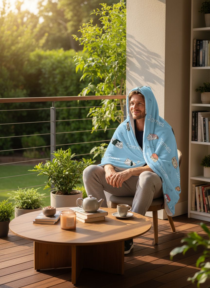 Personalized 🎁 Hooded Blankets