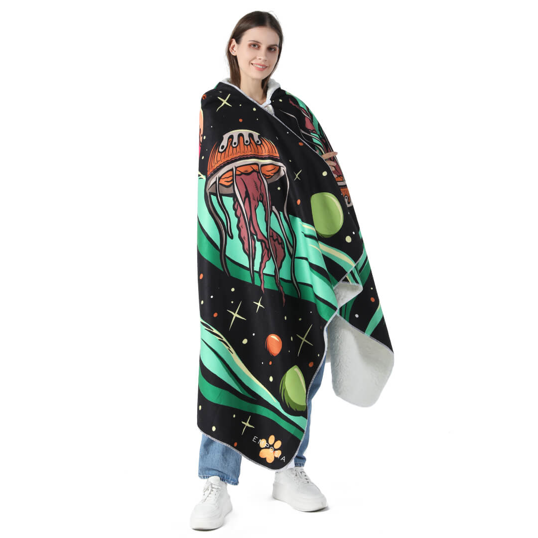 Space 🌟 Hooded Blankets