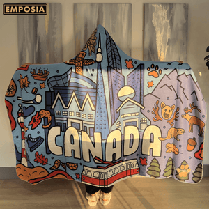 Canada Hooded Blanket